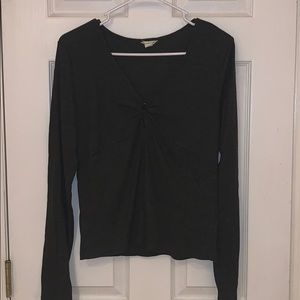 Aeropostale Gray Long Sleeve Top Size XL